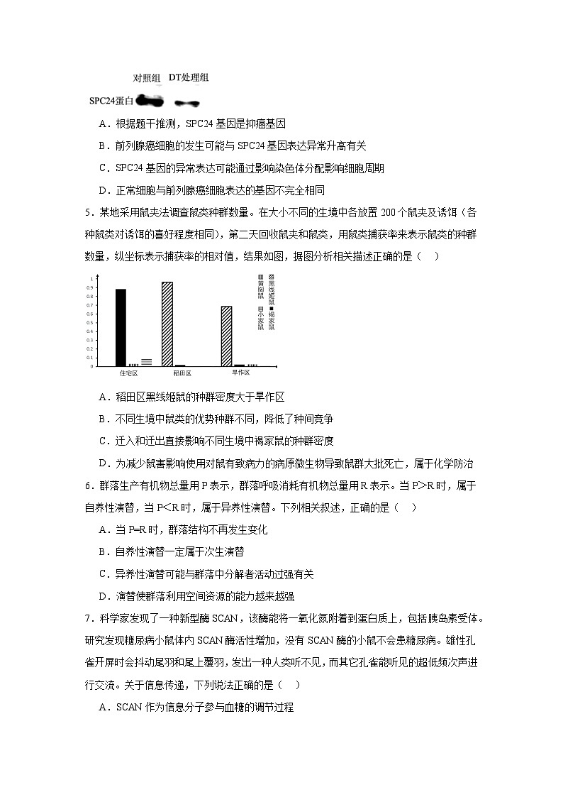 东北三省三校（哈大附中、东大附中、辽实）2025届高三下学期第二次联合模拟考试生物试题（无答案）第2页
