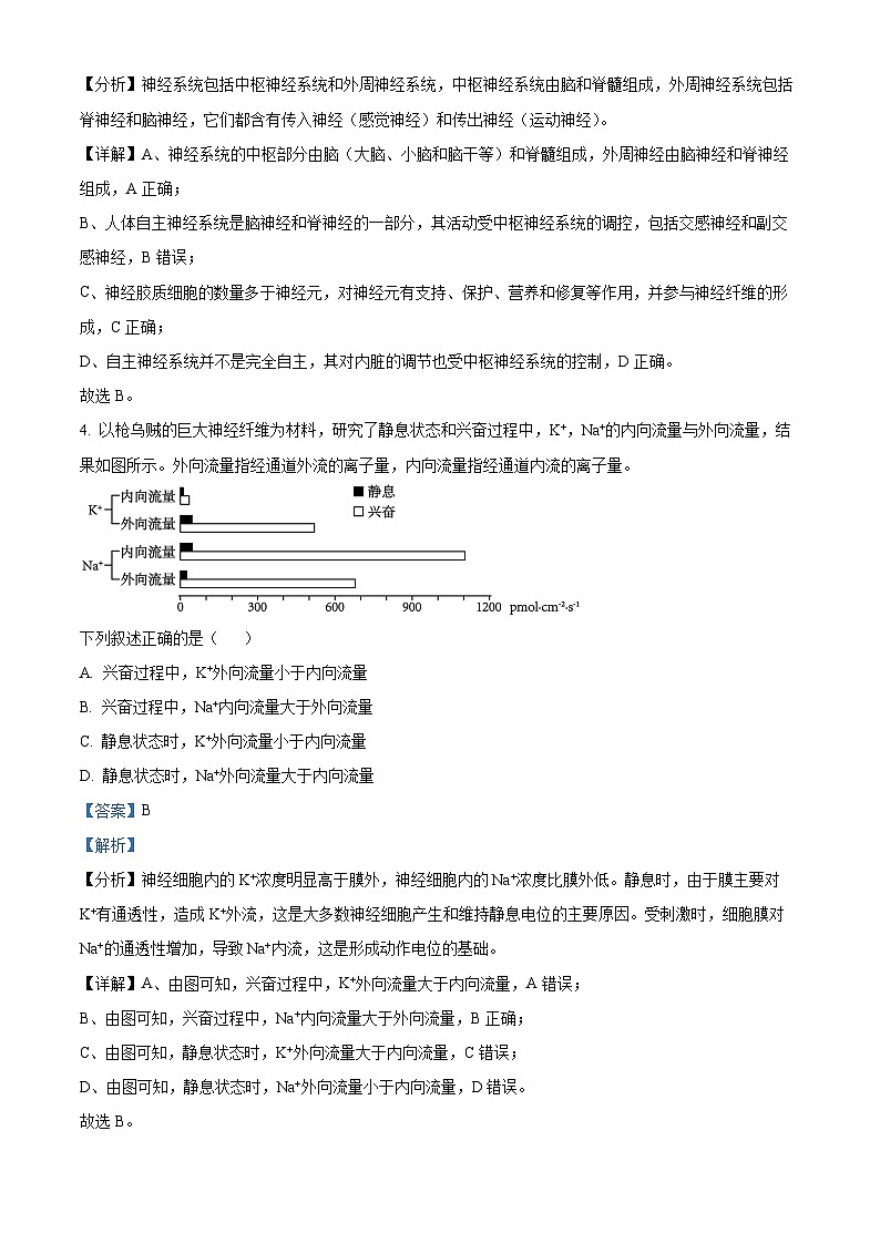 河南省南阳市2024-2025学年高二上学期1月期末考试生物试卷  Word版含解析第3页