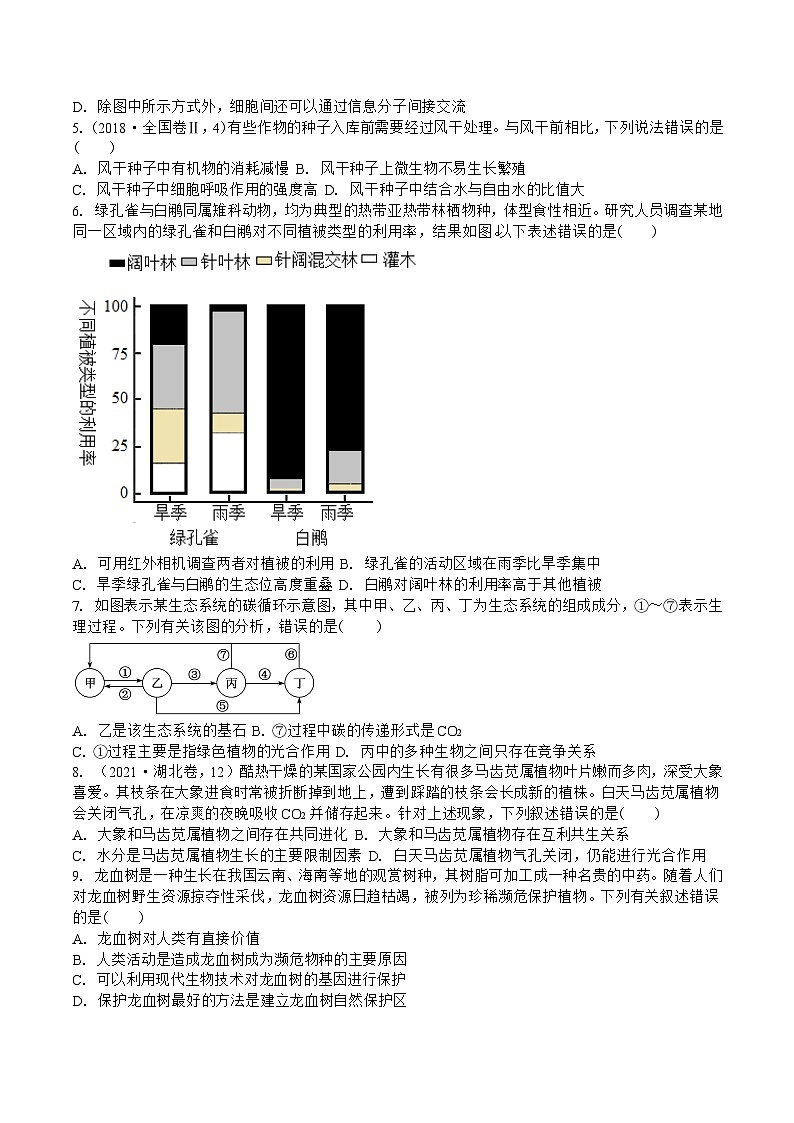 吉林省白城市第一中学2025届高三上学期1月期末考试生物试卷（含解析）第2页