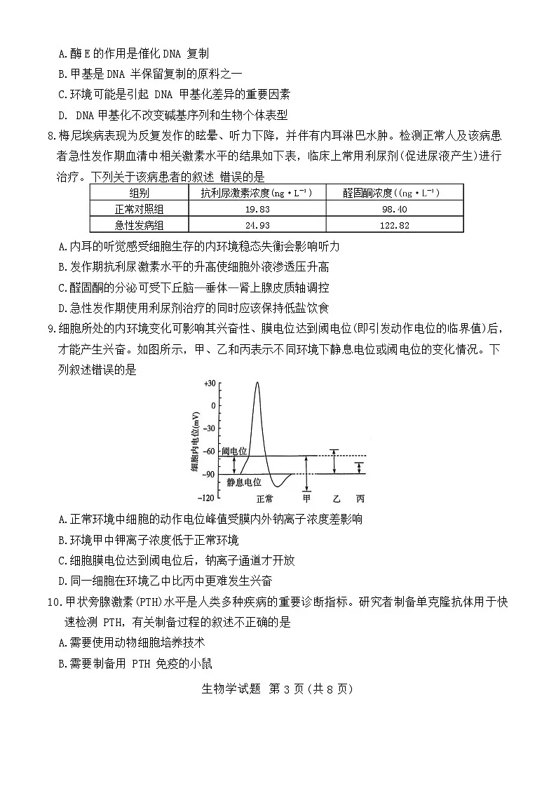河南省南阳市社旗县宛东实验高级中学2024-2025学年高二下学期教师解题大赛试卷（含答案）第3页