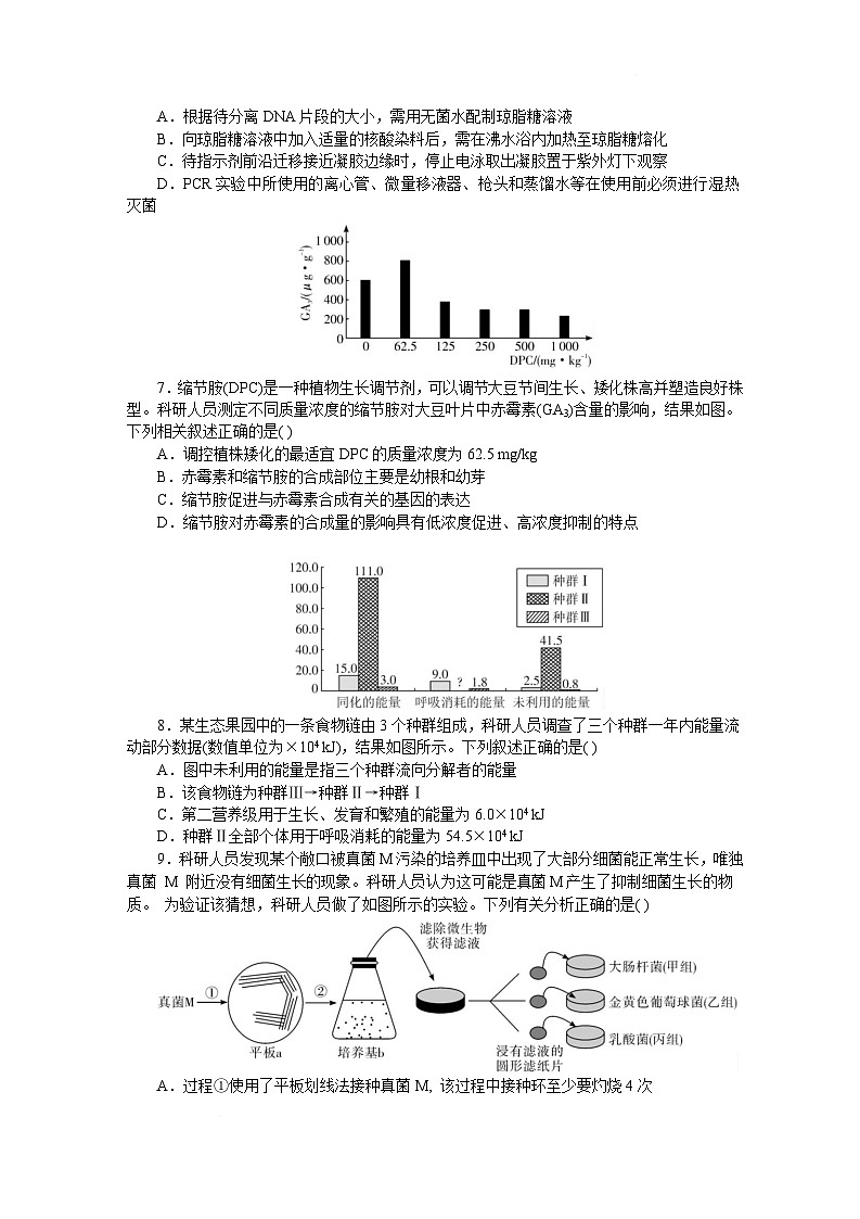 2025届湖南省长沙市湖南师范大学附属中学高三下学期模拟预测（一）生物试题 第2页