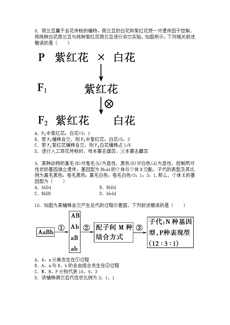 江西省2024-2025学年高一下学期4月期中生物试题+答案第2页