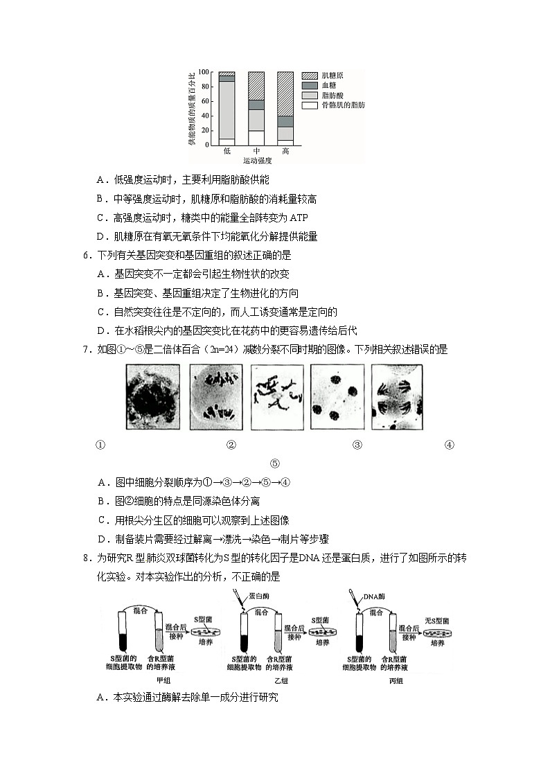 北京房山2023-2024高一下学期期末生物试卷第2页