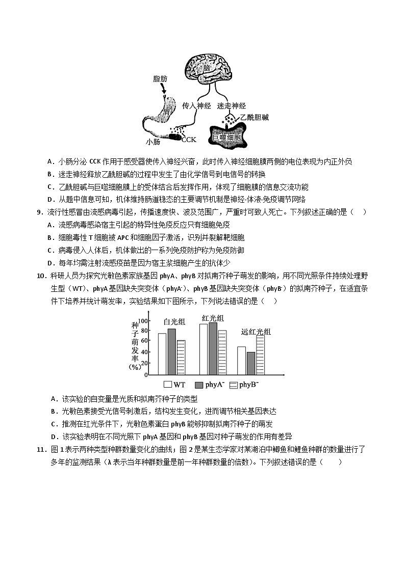 2025年高考第三次模拟考试卷：生物（四川卷）（考试版）第3页