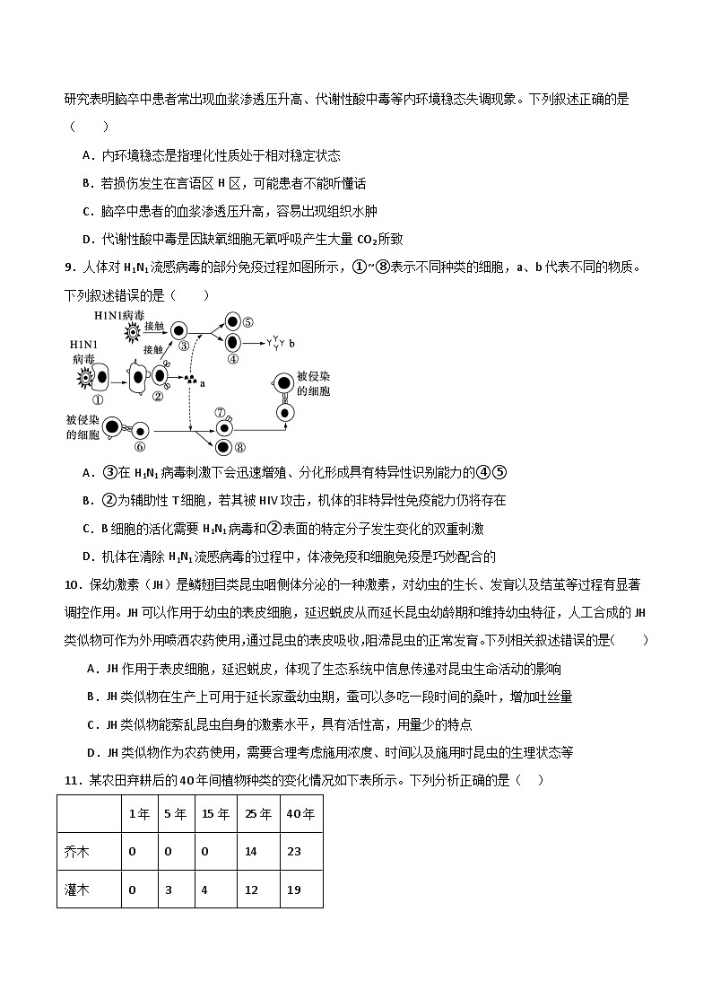 2025年高考第三次模拟考试卷：生物（云南卷）（考试版）第3页