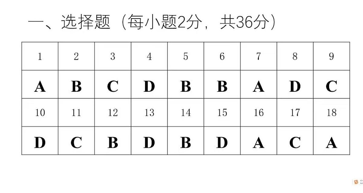 生物答案第1页
