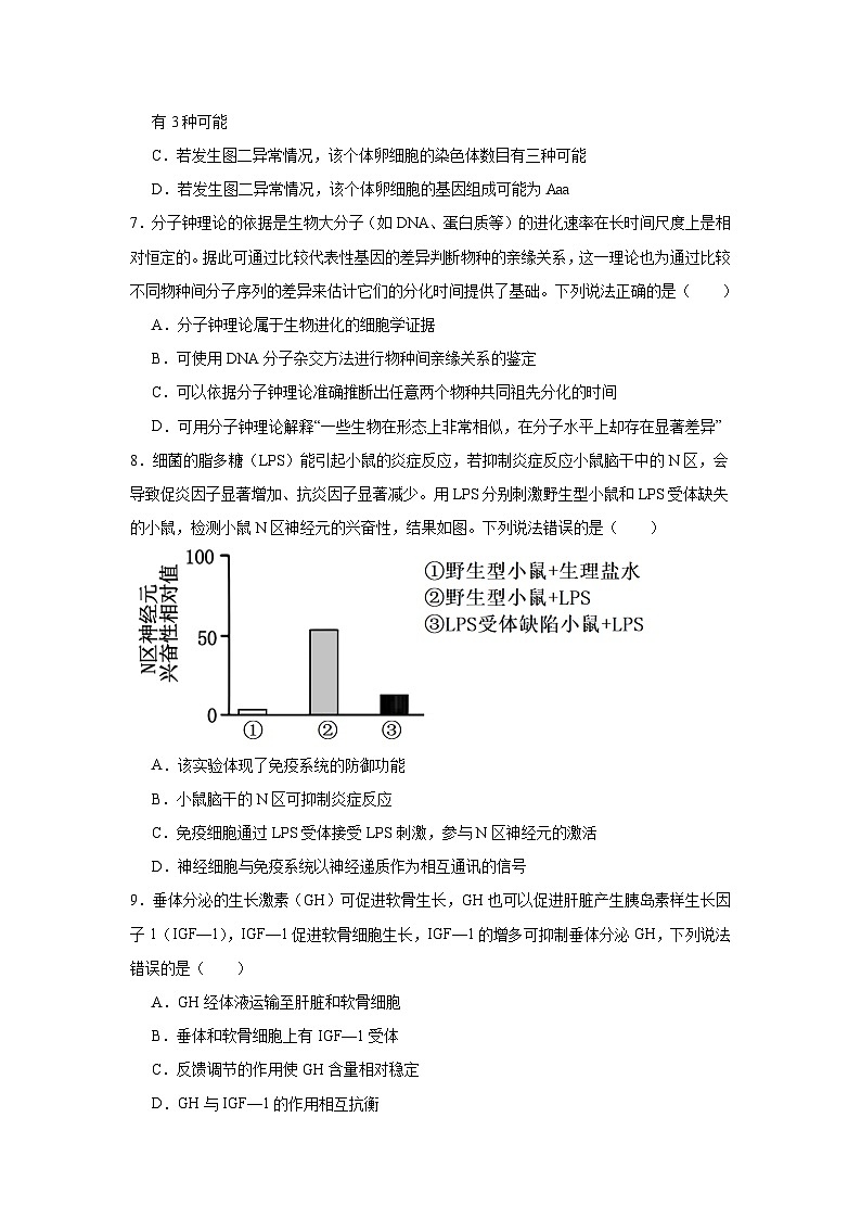 2025届山东省名校联盟高三4月联考（二模）生物试题（附答案解析）第3页