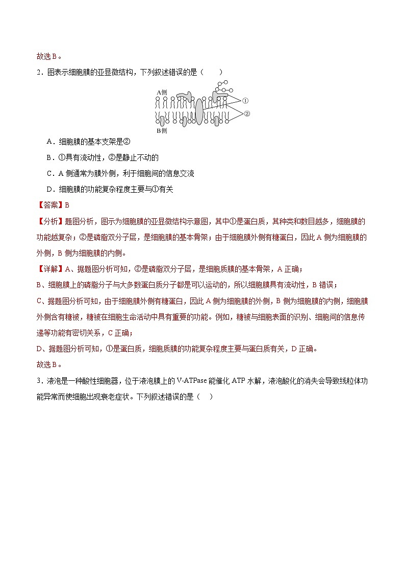 2025年高考第二次模拟考试卷：生物（广东卷02）（解析版）第2页