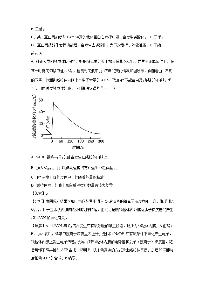 甘肃省酒泉市2024-2025学年高三上学期1月期末生物试卷（解析版）第3页
