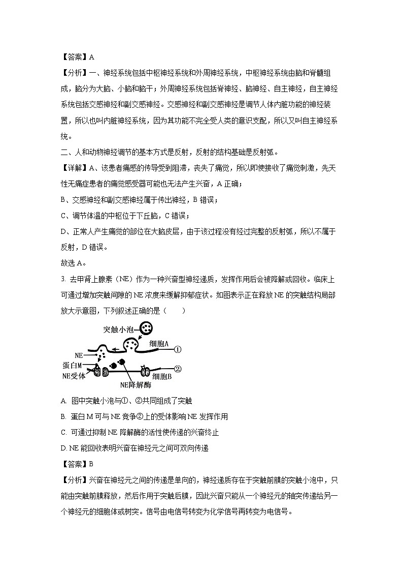 湖北省荆州中学2024-2025学年高二下学期起点考试生物试卷（解析版）第2页