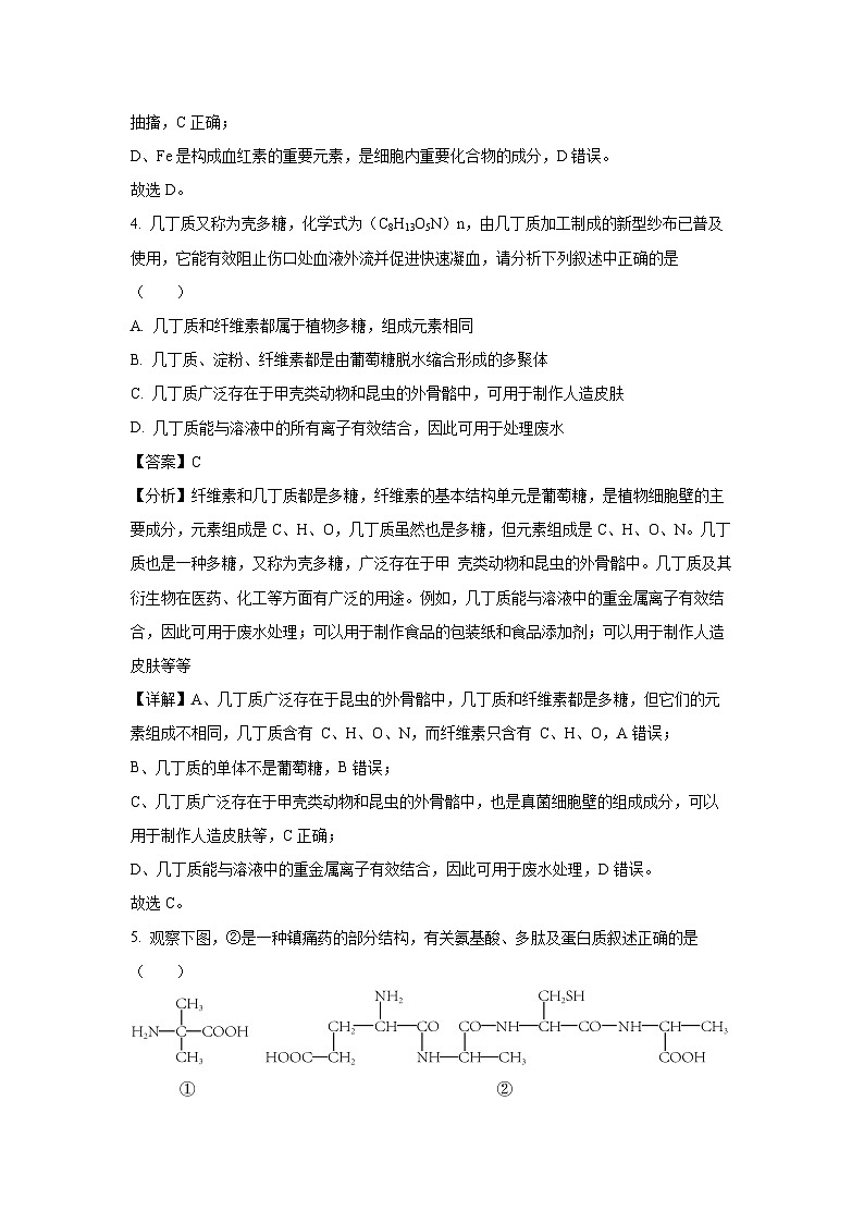 河北省张家口市尚义县第一中学等校2024-2025学年高一下学期开学考试生物试卷（解析版）第3页