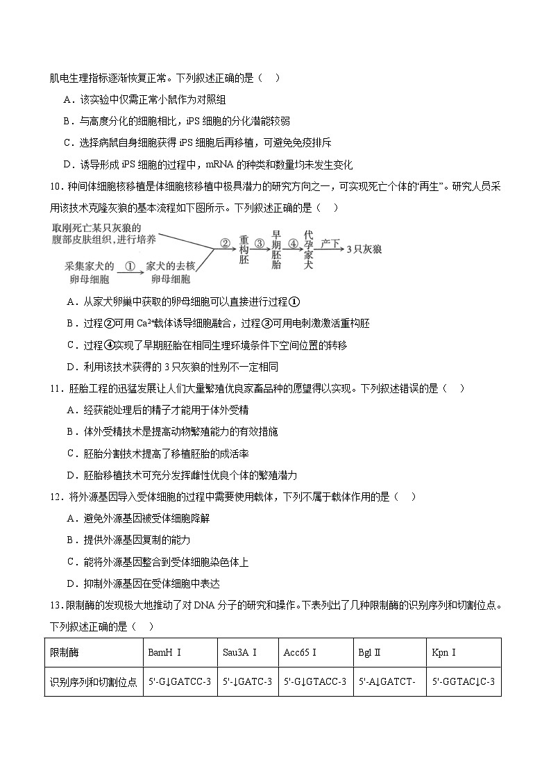 山西省太原市2024-2025学年高二下学期期中考试生物试题（Word版附答案）第3页
