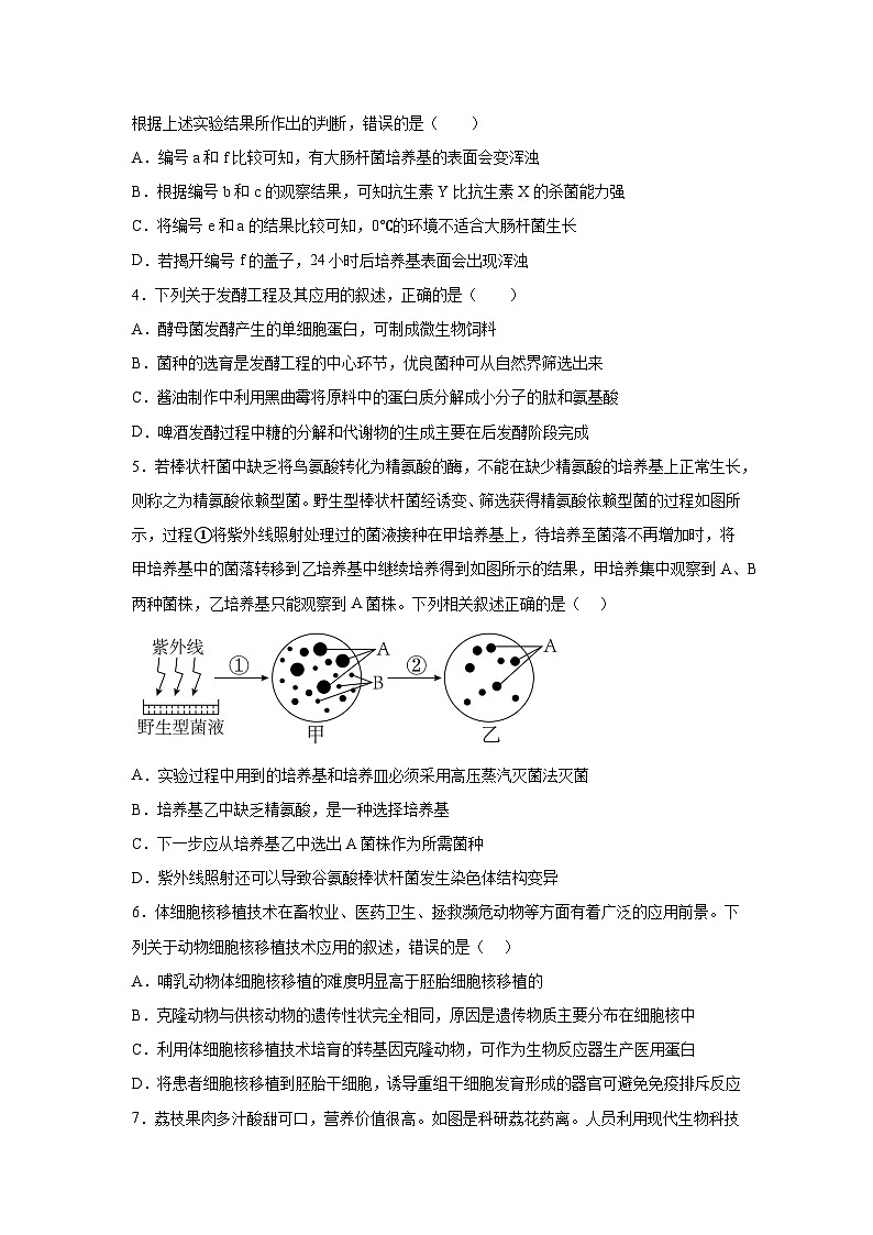 四川省内江市第一中学2023-2024学年高二下学期期中考试生物试题第2页