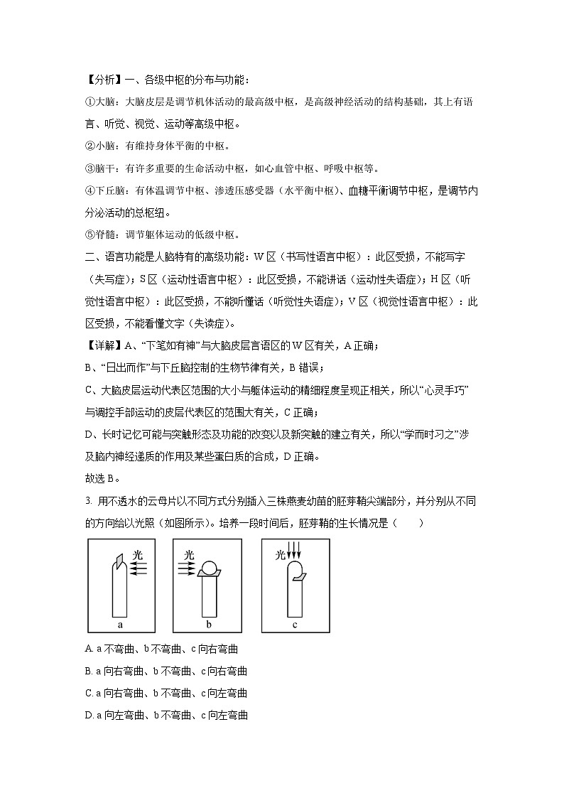 辽宁省七校协作体2024-2025学年高二下学期3月联考生物试卷（解析版）第2页