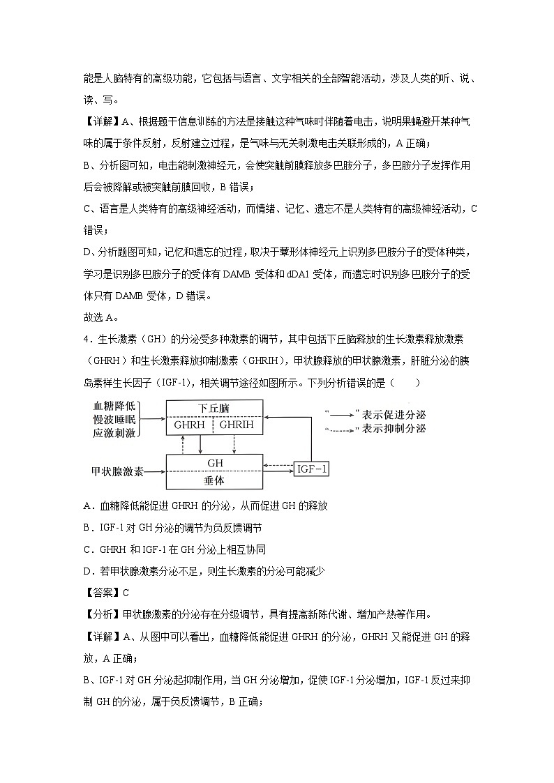 2024-2025学年高二生物上学期期末通关卷（广东专用）生物试卷（解析版）第3页