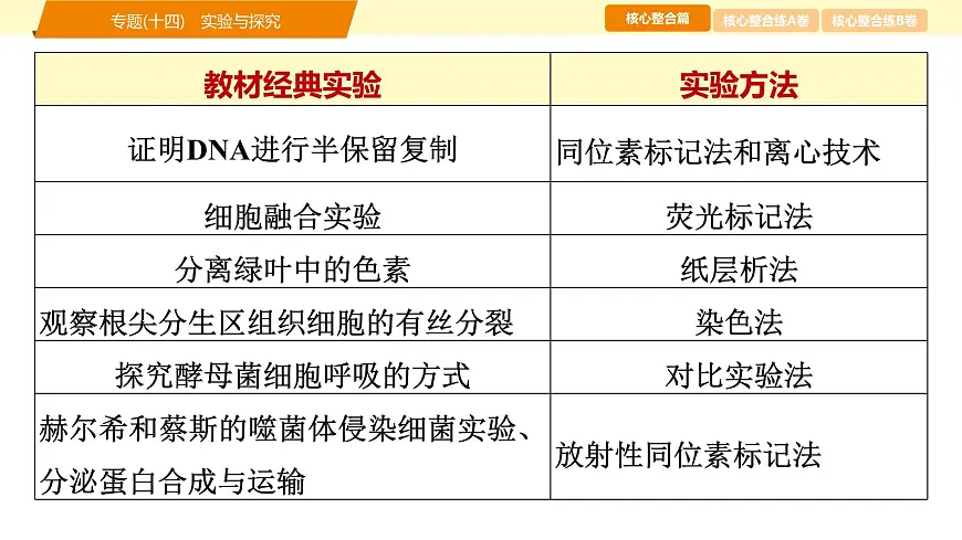 2025年高考生物二轮专题复习课件 19 第一部分 模块六 专题(十四) 实验与探究第5页