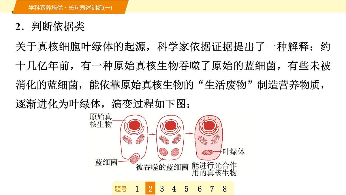2025年高考生物二轮专题复习课件 05 第一部分 模块一 学科素养培优·长句表述训练(一)第4页
