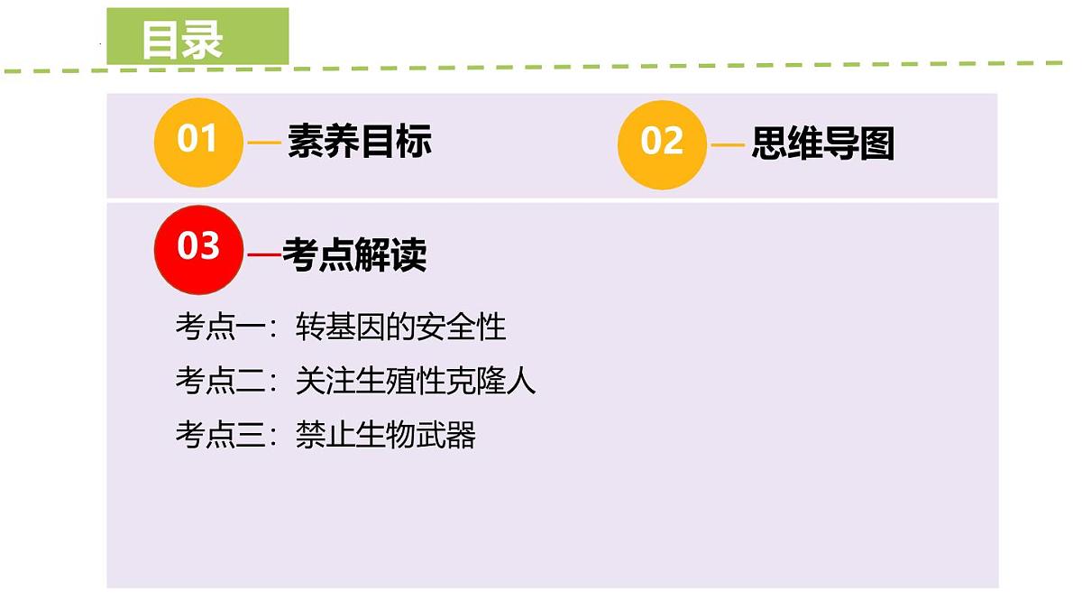 第4章 生物技术的安全性与伦理问题（章末复习课件）-2024-2025学年高二生物（人教版2019选择性必修3）第2页