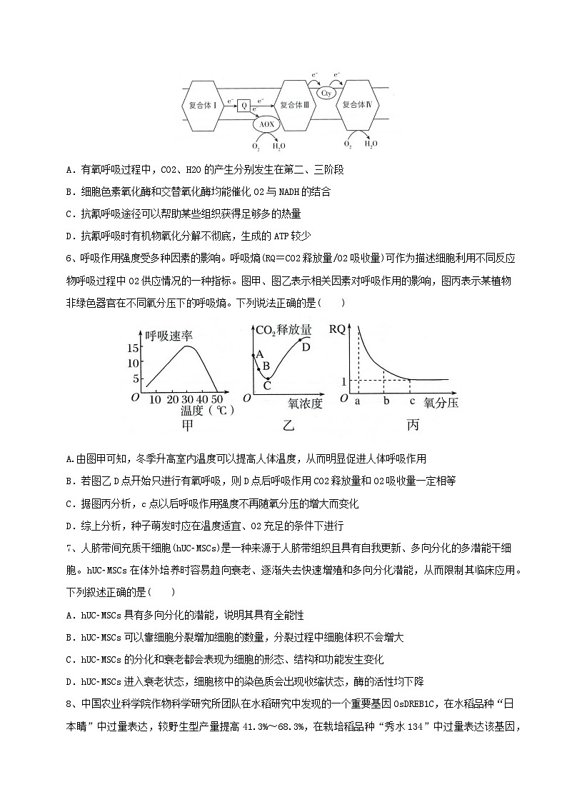 2025年高考第三次模拟考试卷：生物（湖北卷）（考试版）第3页