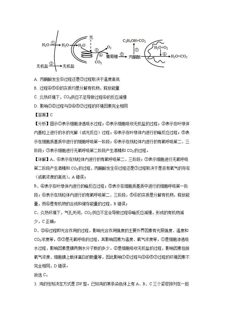 广东省2024-2025学年高二下学期第一次学情联合检测生物试卷（解析版）第2页