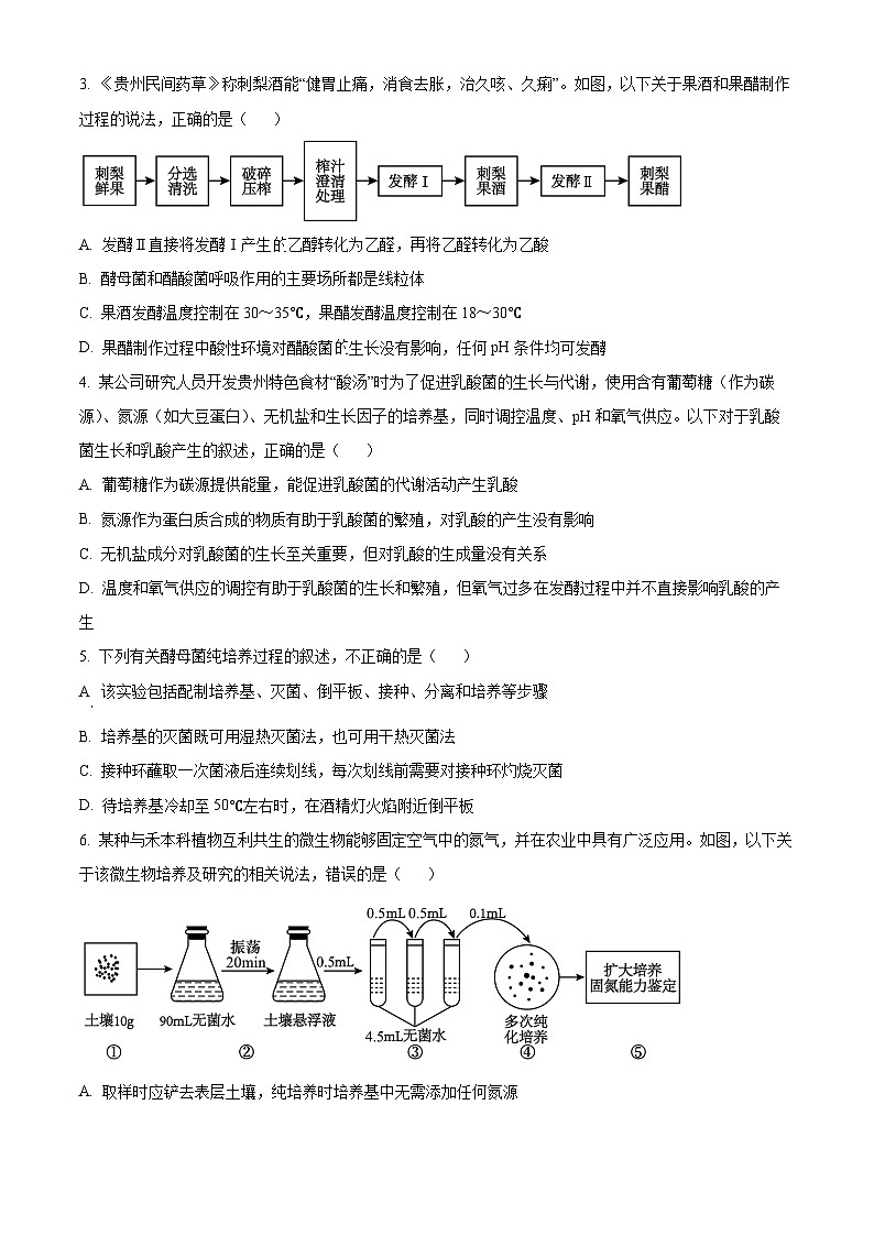 贵州省贵阳六中联盟校联考2024-2025学年高二下学期4月月考生物试题（原卷版+解析版）第2页