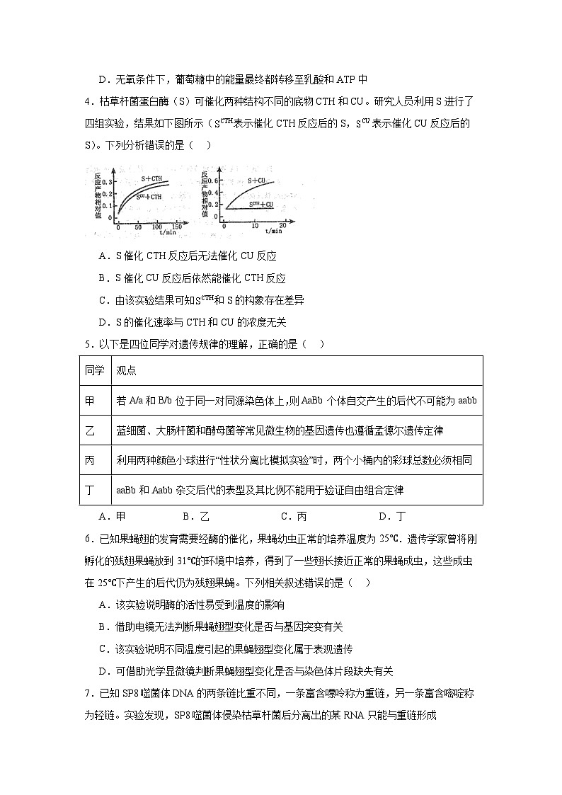 2025届河南省郑州市高三下学期第三次质量预测生物试题（无答案）第2页