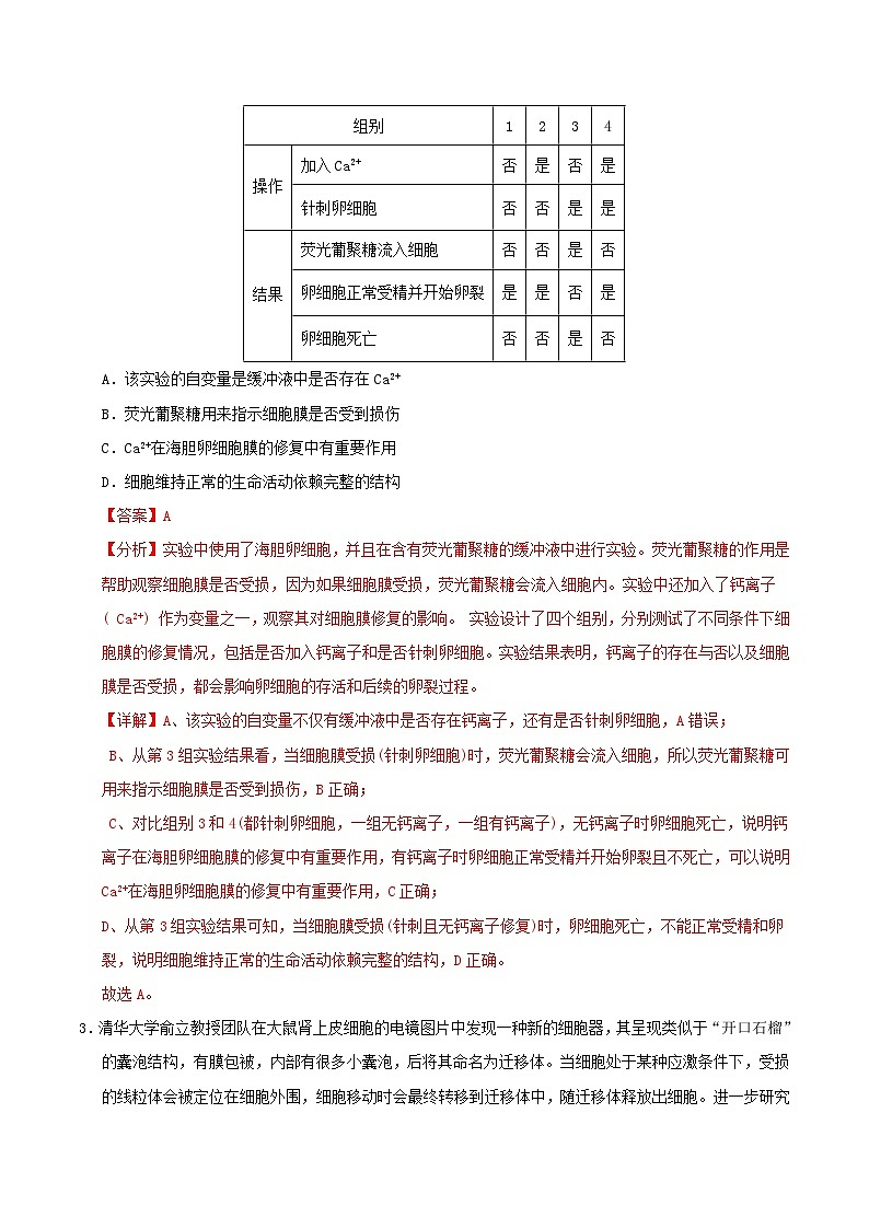 2025年高考押题预测卷：生物（云南卷01）（解析版）第2页