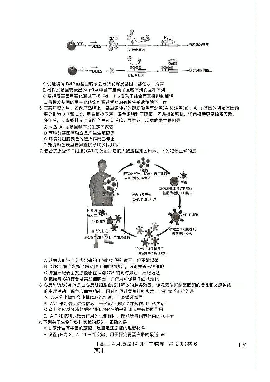 生物试题第2页