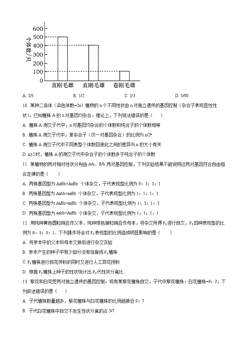 辽宁省大连市第八中学2024-2025学年高一下学期4月月考生物试题（原卷版+解析版）第3页
