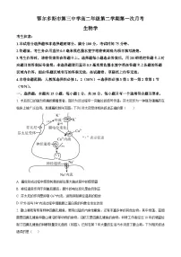 内蒙古鄂尔多斯市第三中学2024-2025学年高二下学期第一次月考生物试题（原卷版+解析版）