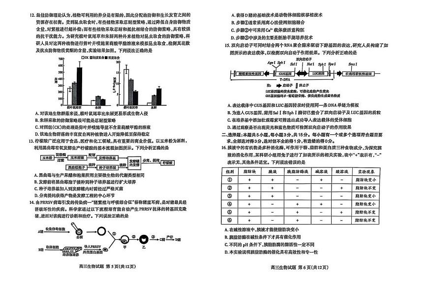 生物试题第3页
