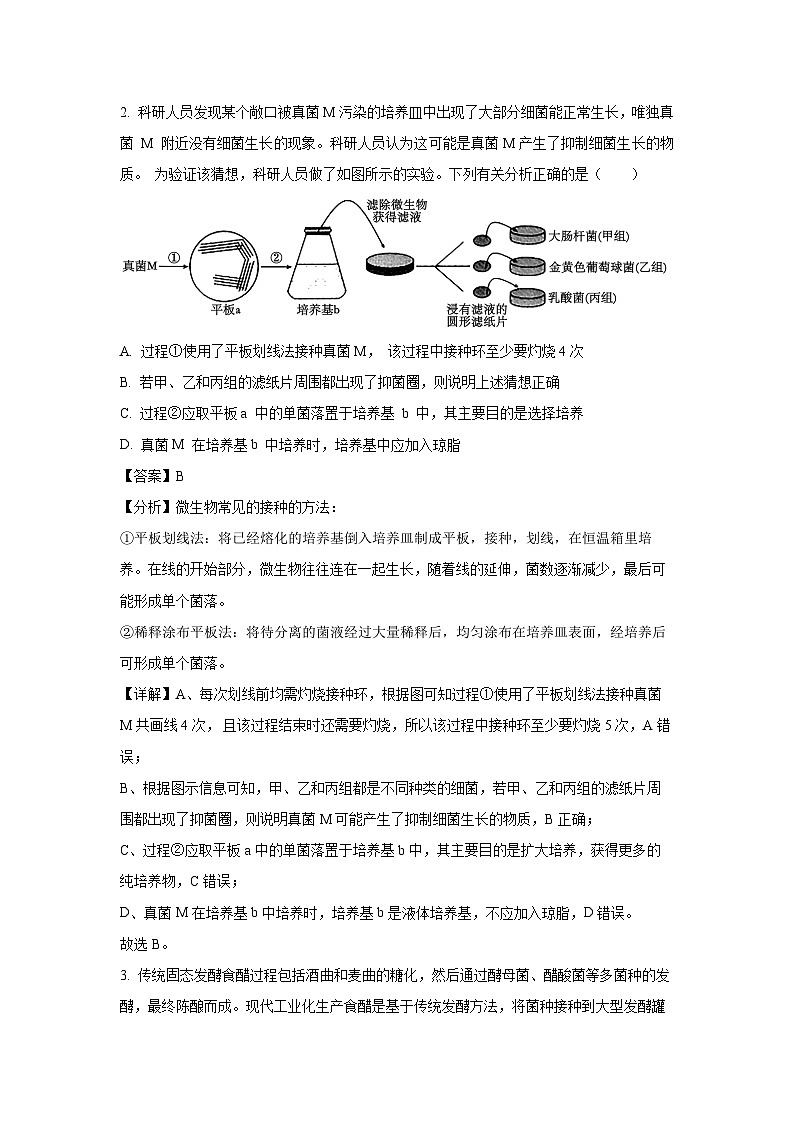 广东省5校联考2024-2025学年高二下学期4月考试生物（解析版）第2页