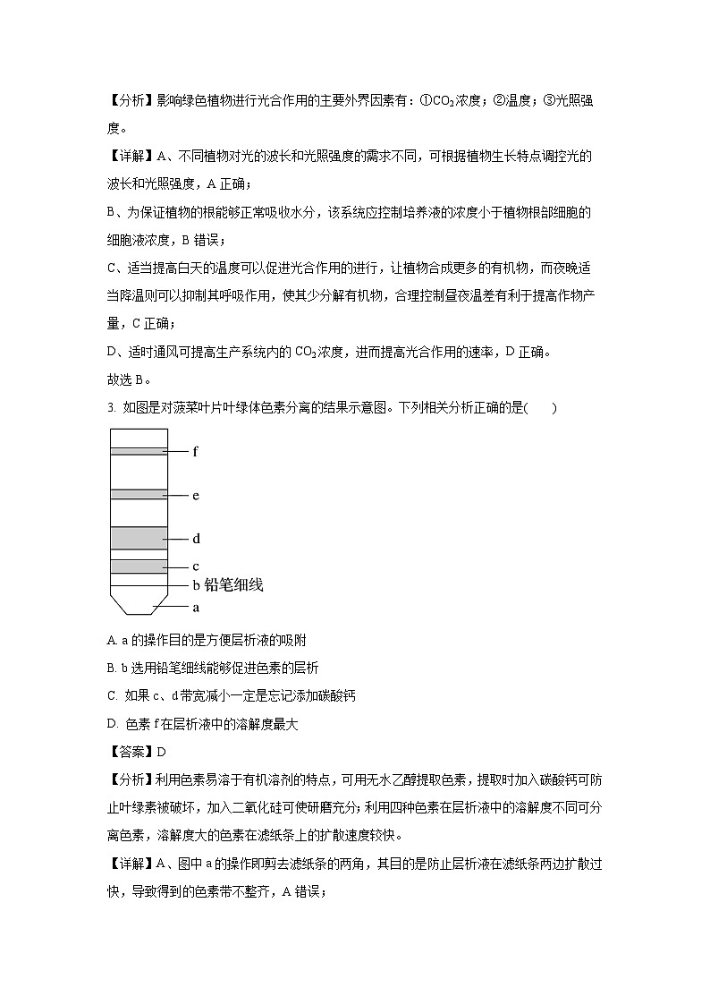 广东省惠州仲恺中学等五校2024-2025学年高一下学期4月联考生物试卷（解析版）第2页