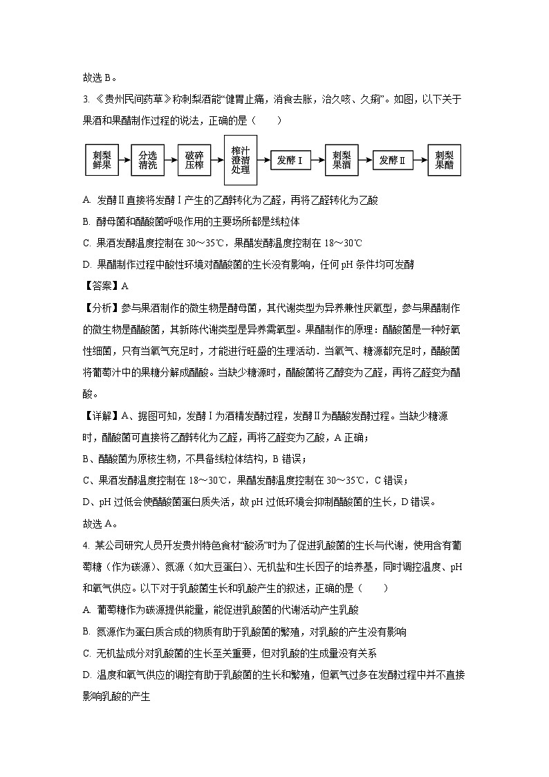 贵州省贵阳六中联盟校联考2024-2025学年高二下学期4月月考生物（解析版）第3页