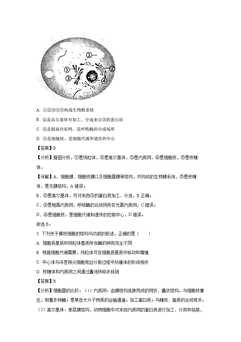 江苏省南通市如皋市2024-2025学年高一下学期3月月考（选修）生物试题（解析版）第2页