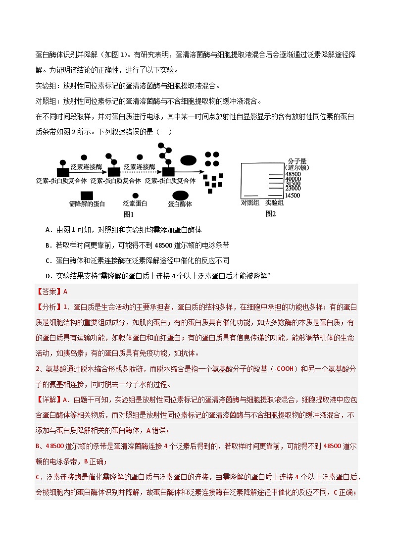 2025届高三高考押题预测卷 生物（黑吉辽蒙卷01） 含解析第2页