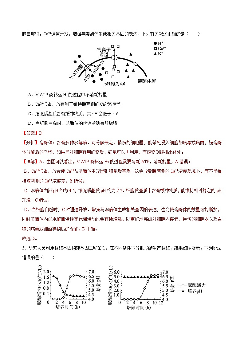 2025年高考押题预测卷：生物（湖南卷01）（解析版）第2页