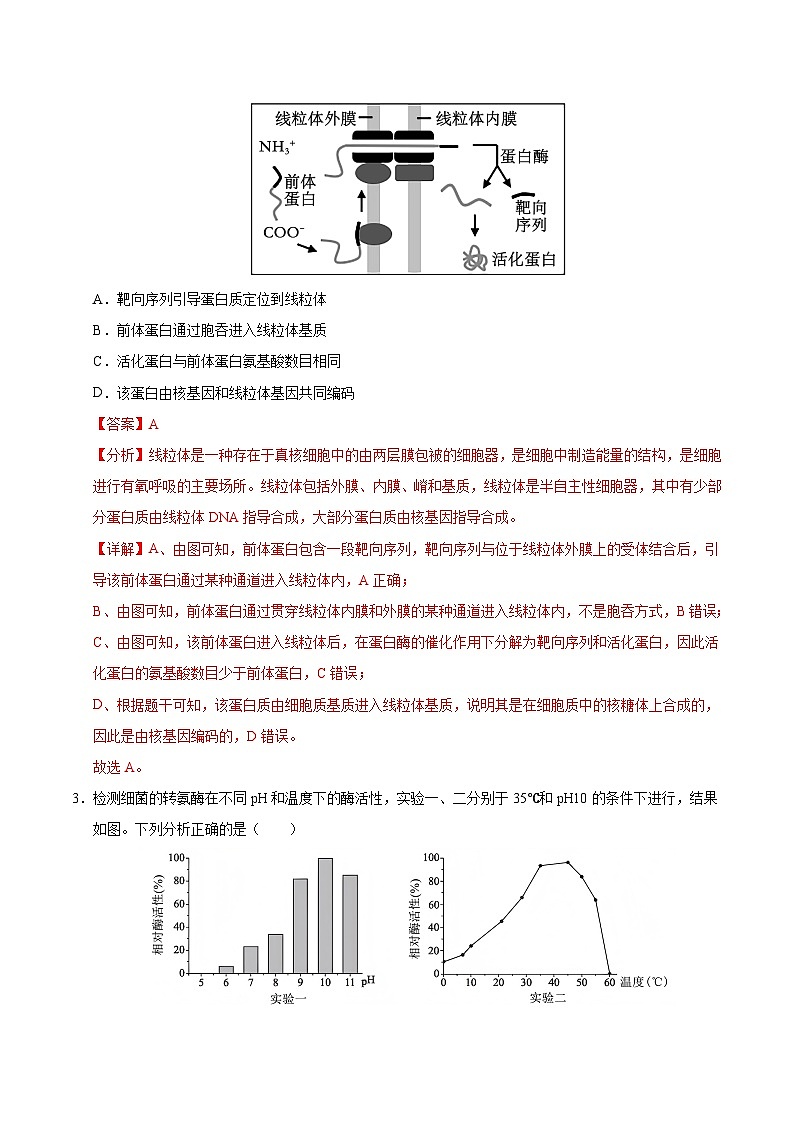 2025年高考押题预测卷：生物（重庆卷01）（解析版）第2页