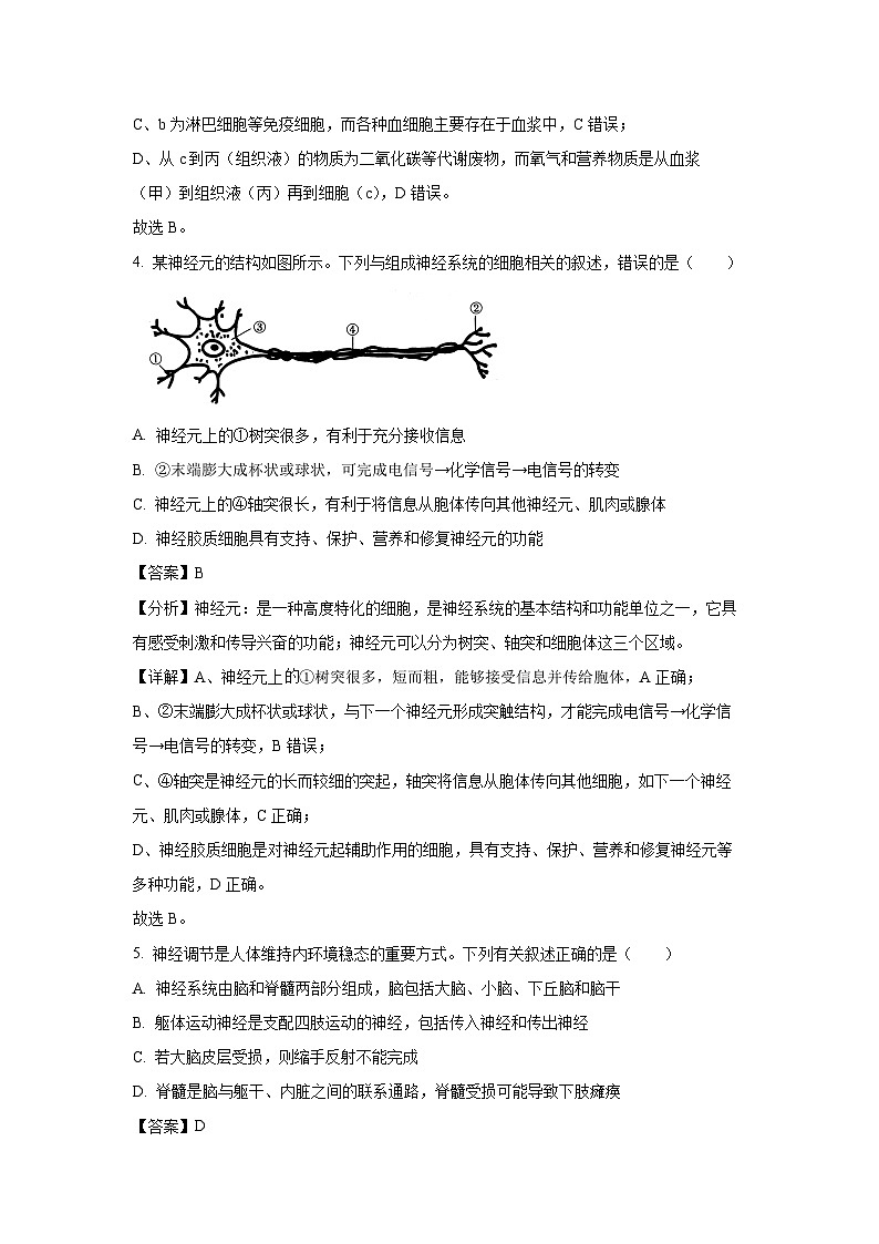辽宁省部分名校2024-2025学年高二上学期联合质量检测生物试题（解析版）第3页