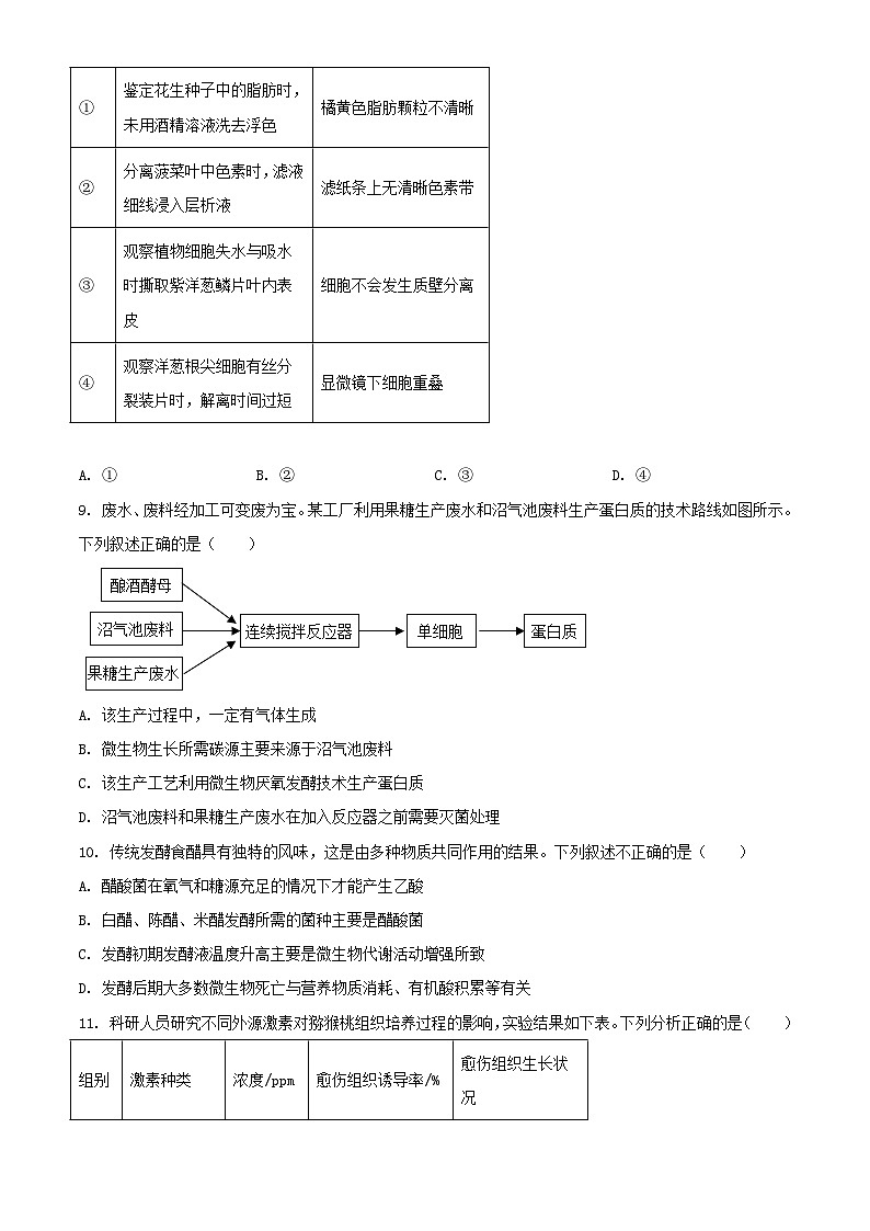 北京市丰台区2023_2024学年高二生物下学期7月期末考试含解析第3页