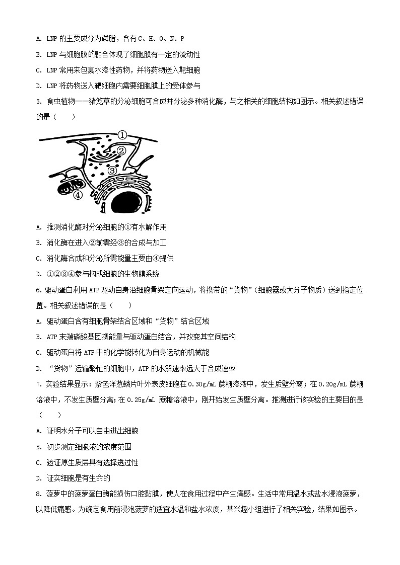 广东诗莞市2023_2024学年高二生物下学期7月期末考试含解析第2页