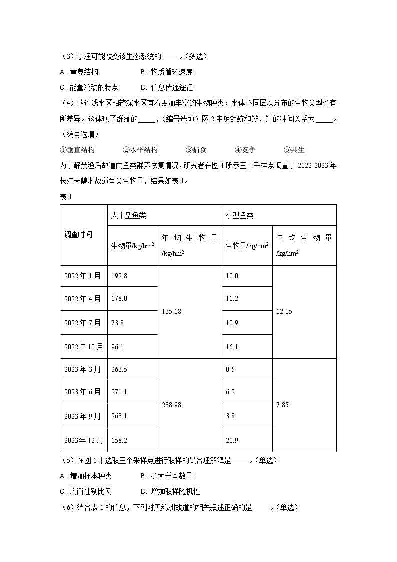 上海市青浦区2025届高三二模生物试卷（解析版）第2页