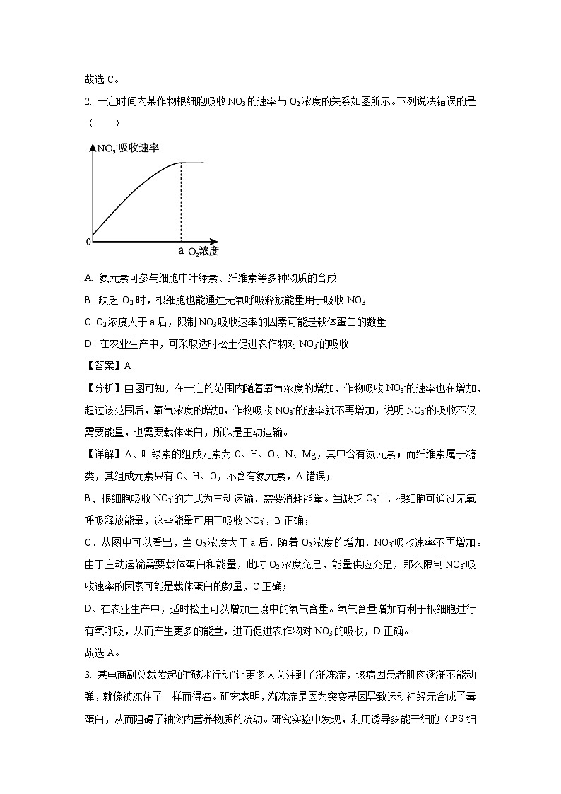 贵州省六校2025届高三下学期联考生物试卷（解析版）第2页