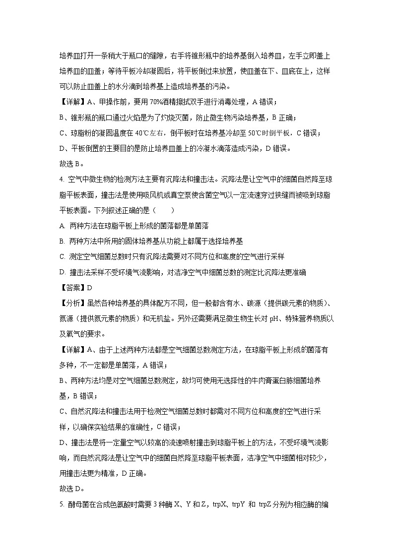 河南省洛阳市2024-2025学年高二下学期4月期中考试生物试卷（解析版）第3页