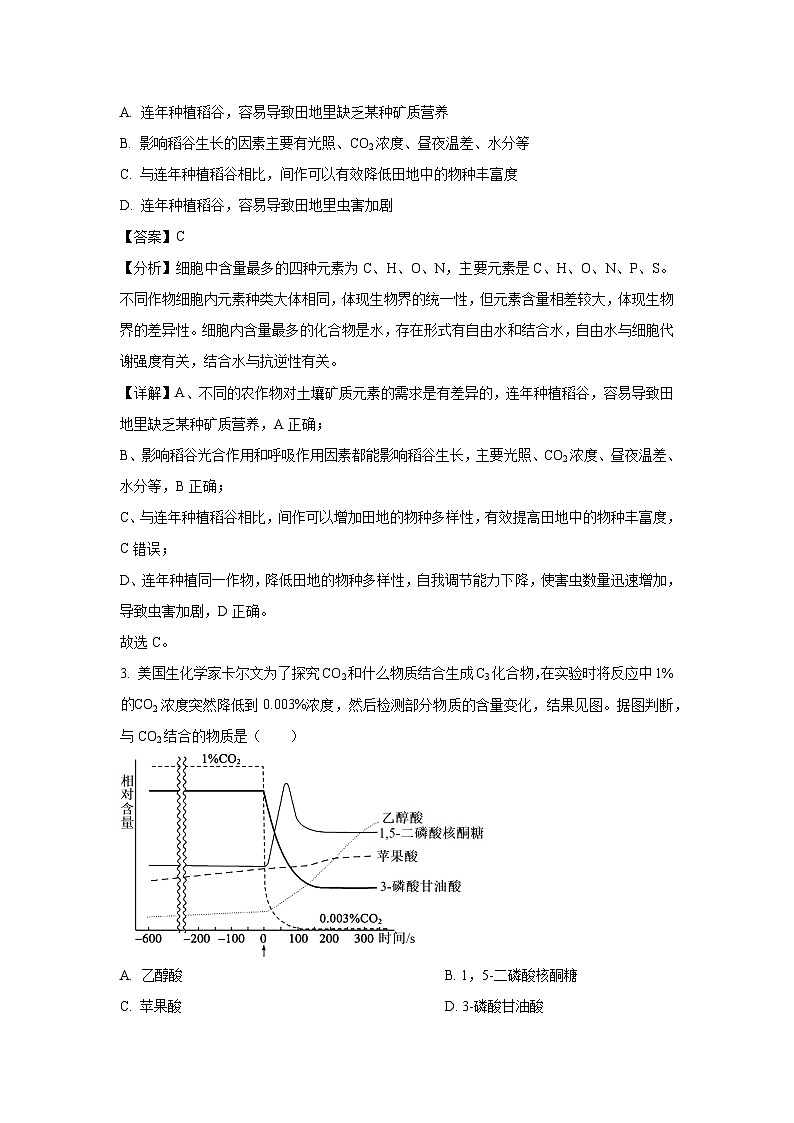 广西壮族自治区来宾市2025届高三下学期4月二模生物生物试卷（解析版）第2页