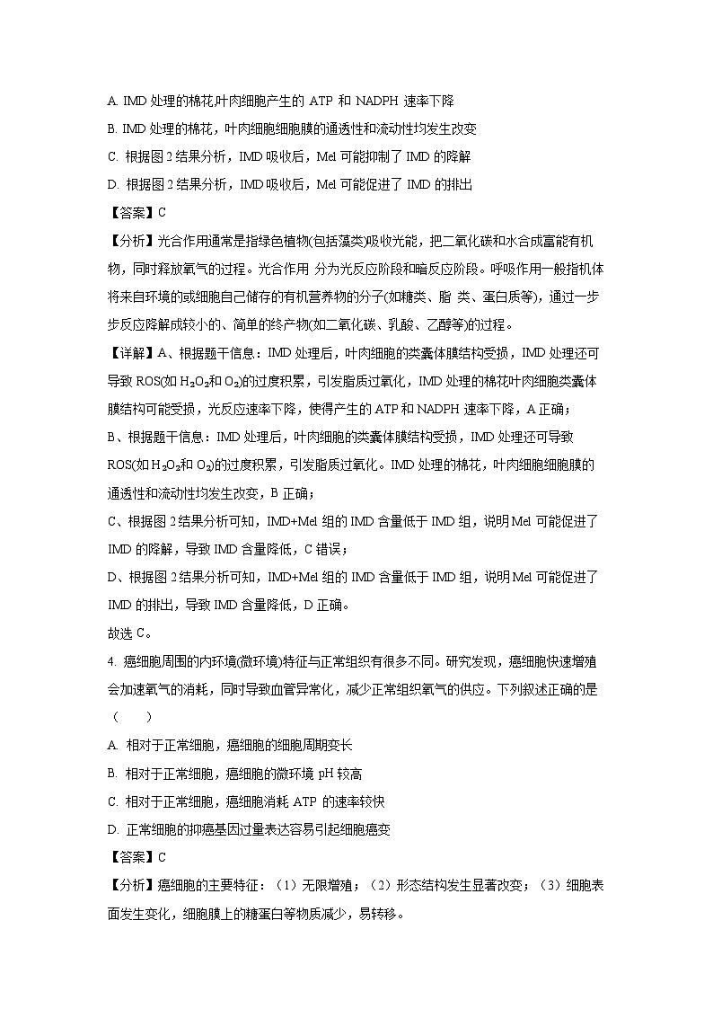 江西省恩博联考2025届高三下学期4月联考生物试卷（解析版）第3页