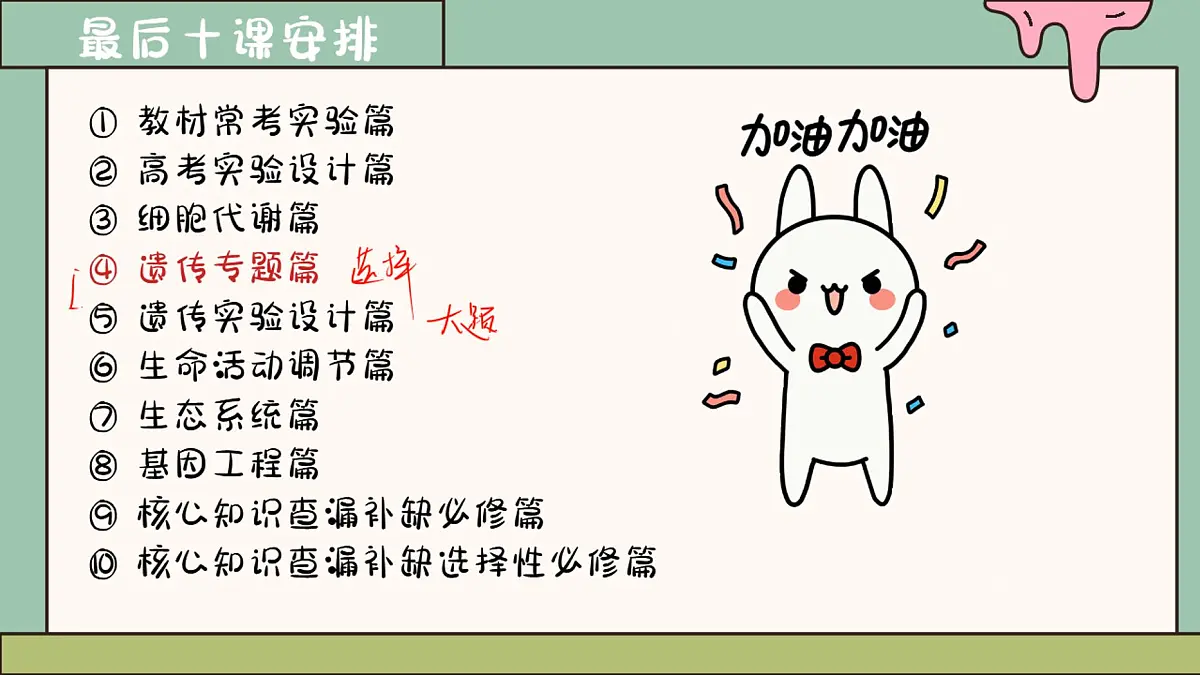 【20250501】最后十课第四课：遗传专题篇-笔记第2页