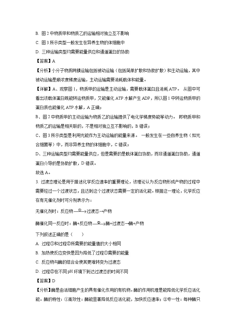 贵州省铜仁市2025届高三5月模拟生物试卷（解析版）第2页