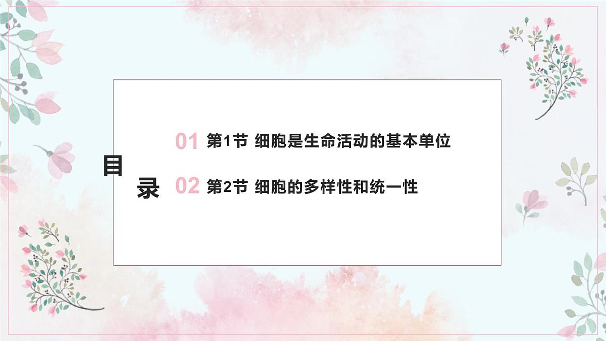 1.2《细胞的多样性和统一性》课件 PPT第2页