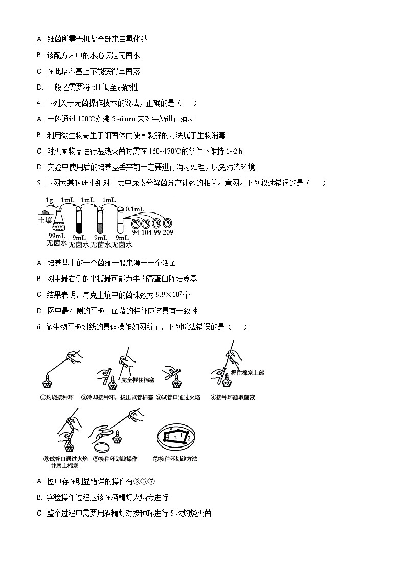 河北省承德市2024-2025学年高二下学期期中考试生物试题第2页